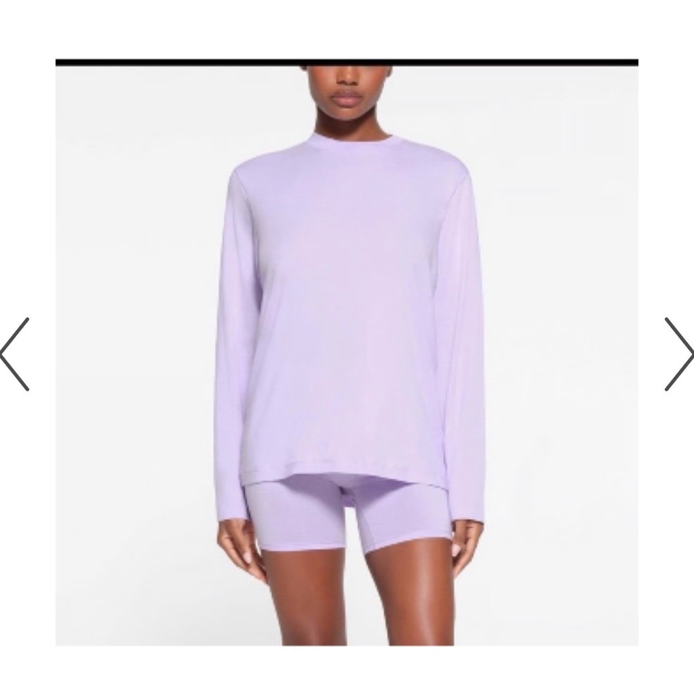 Skims boyfriend boxers & long sleeve tee set